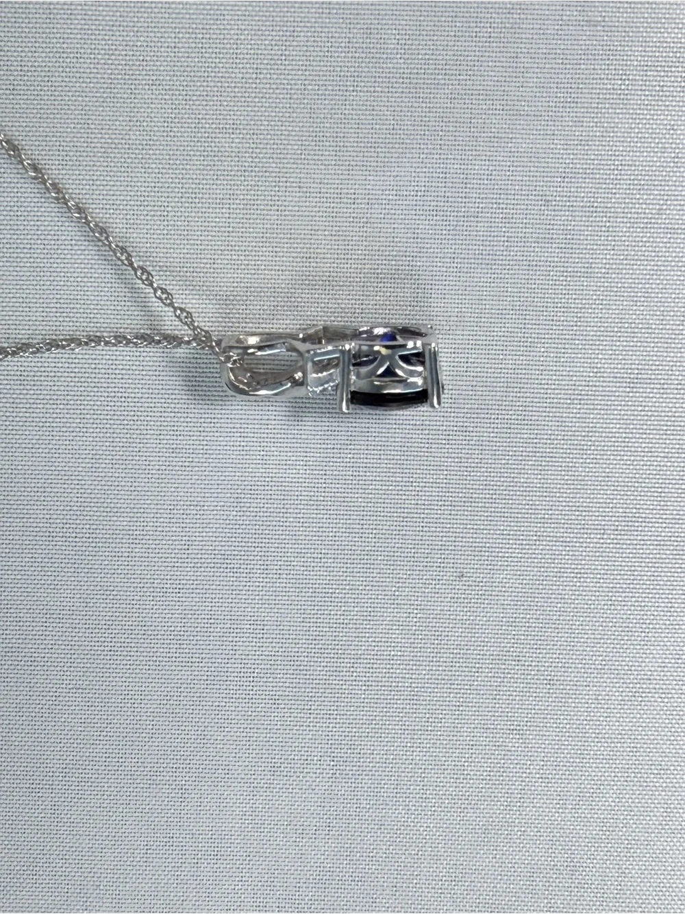 Blue Sapphire Pendant Necklace